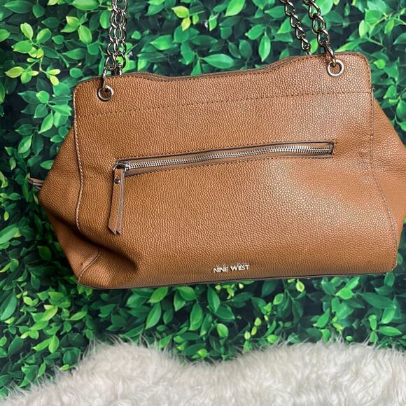 Nine West brown camel color shoulder bag - Picture 14 of 16